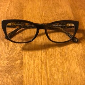 Coach tortoise glasses.